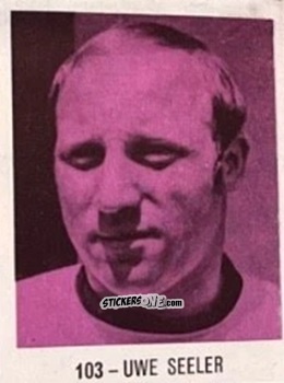 Figurina Uwe Seeler - El Libro de Los Mundiales 1977
 n. 103 - SUPERCOLLECION