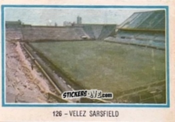 Sticker Velez Sarsfield - El Libro de Los Mundiales 1977
 n. 126 - SUPERCOLLECION