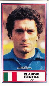 Figurina Claudio Gentile - Football International Stars 1984
 n. 19 -  Rothmans
