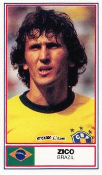 Cromo Zico - Football International Stars 1984
 n. 49 -  Rothmans
