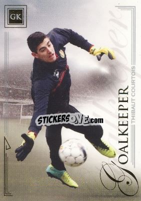 Sticker Thibaut Courtois - World Football UNIQUE 2014 - Futera
