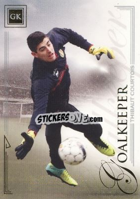 Sticker Thibaut Courtois - World Football UNIQUE 2014 n. 4 - Futera