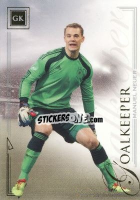 Sticker Manuel Neuer - World Football UNIQUE 2014 n. 6 - Futera