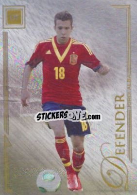 Sticker Jordi Alba - World Football UNIQUE 2014 - Futera