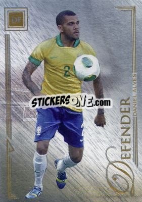Sticker Dani Alves - World Football UNIQUE 2014 n. 10s - Futera