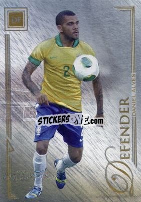 Sticker Dani Alves - World Football UNIQUE 2014 - Futera