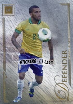 Sticker Dani Alves - World Football UNIQUE 2014 n. 10t - Futera