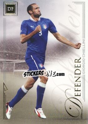 Sticker Giorgio Chiellini - World Football UNIQUE 2014 n. 12 - Futera