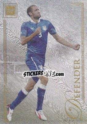 Sticker Giorgio Chiellini - World Football UNIQUE 2014 - Futera