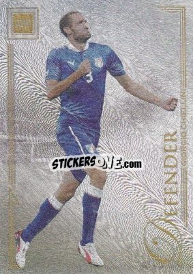 Sticker Giorgio Chiellini - World Football UNIQUE 2014 n. 12s - Futera