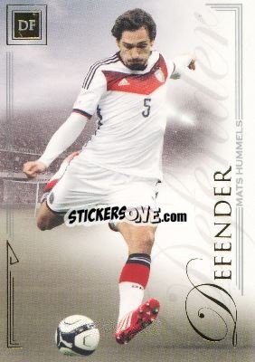 Sticker Mats Hummels - World Football UNIQUE 2014 n. 17 - Futera