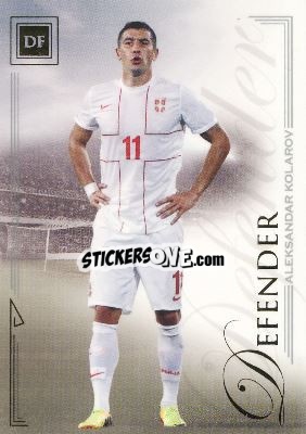 Sticker Aleksandar Kolarov - World Football UNIQUE 2014 - Futera