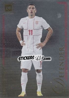 Sticker Aleksandar Kolarov - World Football UNIQUE 2014 - Futera