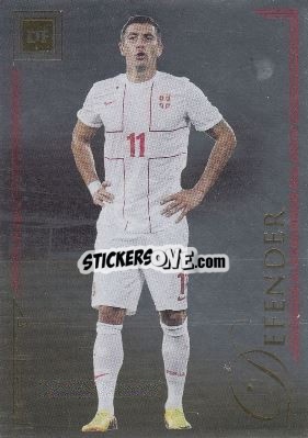 Figurina Aleksandar Kolarov - World Football UNIQUE 2014 - Futera