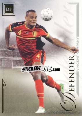 Sticker Vincent Kompany - World Football UNIQUE 2014 - Futera