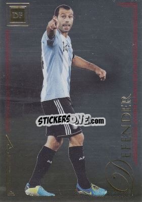 Sticker Javier Mascherano - World Football UNIQUE 2014 - Futera