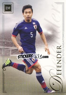 Sticker Yuto Nagatomo - World Football UNIQUE 2014 - Futera