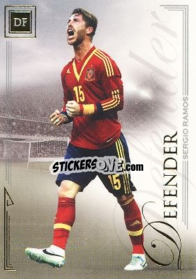 Sticker Sergio Ramos - World Football UNIQUE 2014 n. 27 - Futera