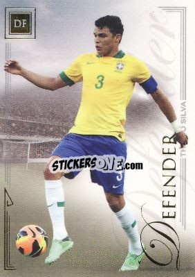Figurina Thiago Silva - World Football UNIQUE 2014 - Futera
