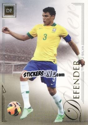 Sticker Thiago Silva - World Football UNIQUE 2014 n. 28 - Futera
