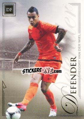 Cromo Gregory van der Wiel - World Football UNIQUE 2014 - Futera