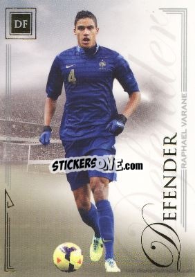 Sticker Raphael Varane - World Football UNIQUE 2014 n. 31 - Futera
