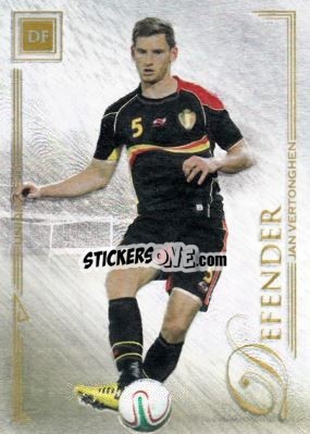 Sticker Jan Vertonghen - World Football UNIQUE 2014 - Futera