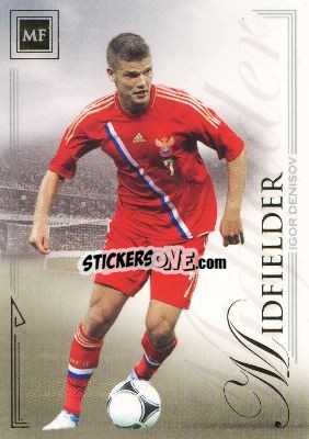 Sticker Igor Denisov - World Football UNIQUE 2014 n. 35 - Futera