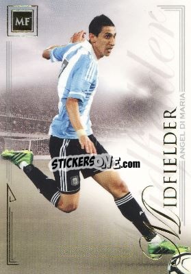 Sticker Angel Di Maria - World Football UNIQUE 2014 n. 36 - Futera