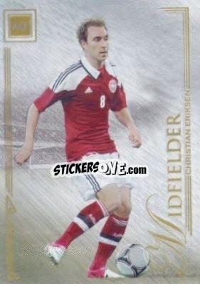 Sticker Christian Eriksen - World Football UNIQUE 2014 - Futera