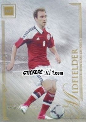 Sticker Christian Eriksen - World Football UNIQUE 2014 n. 37t - Futera