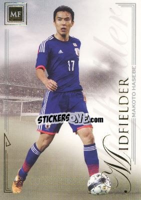 Sticker Makoto Hasebe - World Football UNIQUE 2014 n. 42 - Futera