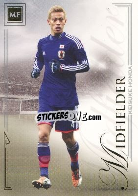 Cromo Keisuke Honda - World Football UNIQUE 2014 - Futera
