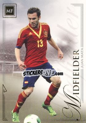 Sticker Juan Mata - World Football UNIQUE 2014 n. 48 - Futera