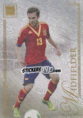 Sticker Juan Mata - World Football UNIQUE 2014 n. 48s - Futera