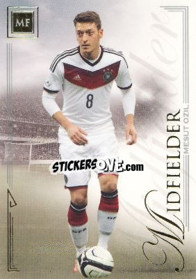 Sticker Mesut Ozil - World Football UNIQUE 2014 - Futera