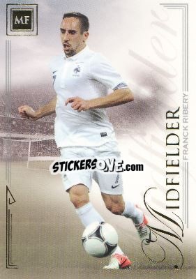 Sticker Franck Ribery - World Football UNIQUE 2014 n. 56 - Futera