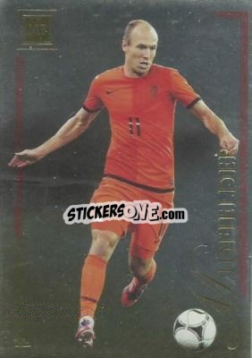 Sticker Arjen Robben - World Football UNIQUE 2014 n. 57s - Futera