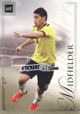 Sticker James Rodriguez - World Football UNIQUE 2014 n. 58 - Futera