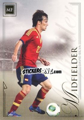 Sticker David Silva - World Football UNIQUE 2014 n. 59 - Futera