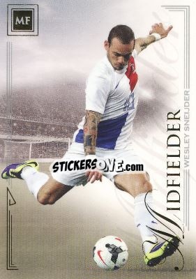 Figurina Wesley Sneijder - World Football UNIQUE 2014 - Futera