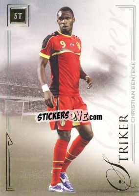 Sticker Christian Benteke - World Football UNIQUE 2014 - Futera