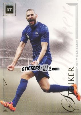 Sticker Karim Benzema - World Football UNIQUE 2014 n. 67 - Futera