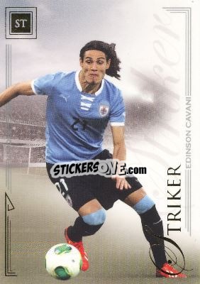 Sticker Edinson Cavani - World Football UNIQUE 2014 - Futera