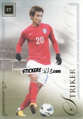 Sticker Lee Dong Gook - World Football UNIQUE 2014 - Futera