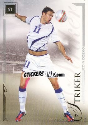 Sticker Edin Dzeko - World Football UNIQUE 2014 - Futera