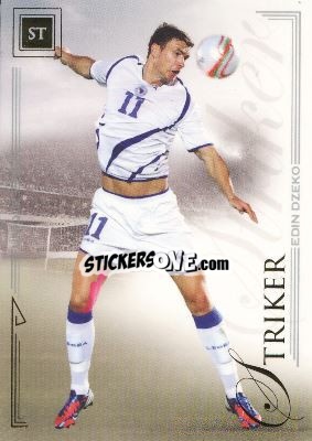 Sticker Edin Dzeko - World Football UNIQUE 2014 n. 70 - Futera