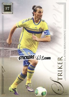 Sticker Zlatan Ibrahimovic - World Football UNIQUE 2014 n. 76 - Futera
