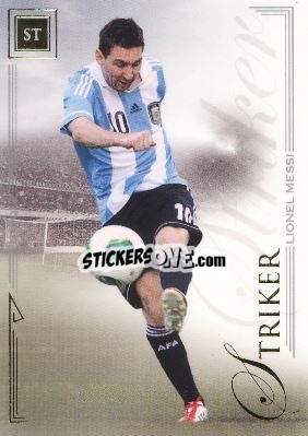 Sticker Lionel Messi - World Football UNIQUE 2014 n. 81 - Futera