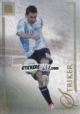Sticker Lionel Messi - World Football UNIQUE 2014 n. 81t - Futera